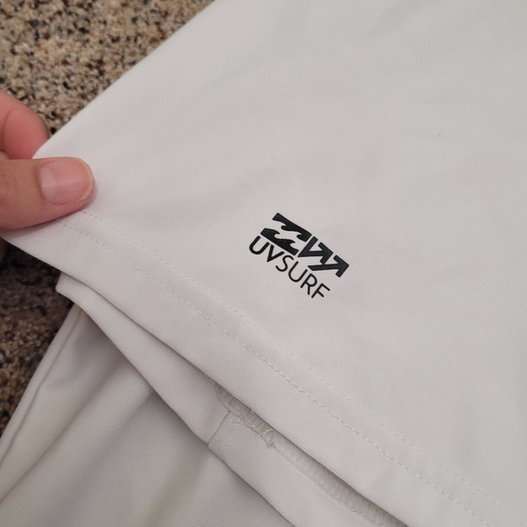 Billabong Mens Upf 50+ Sun Protection Loose Fit White Shirt Size XL - Picture 5 of 5